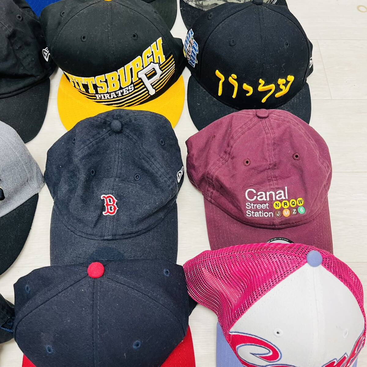 ☆大量・1円〜 NEW ERA ニューエラ キャップ 帽子 まとめて 25個 セット まとめ売り NEWERA NY LA Supreme プレイボーイ スナップバック ③の画像5