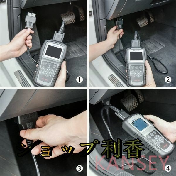 Autel ML619 OBD2 故障診断機 日本語 ABS SRS機能 診断機 自動車 車 スキャンツール OBD2 コード スキャナー BMW_画像4