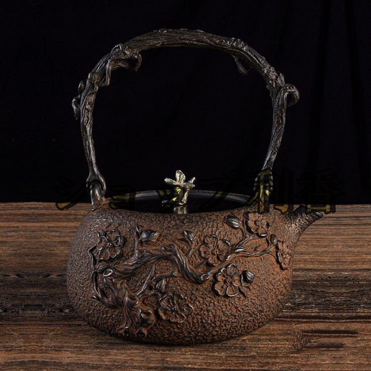 芸術品 ☆提梁壷 ☆煮茶壷☆ 茶道具☆ 鉄分補給 未塗装鉄器 急須 茶壺