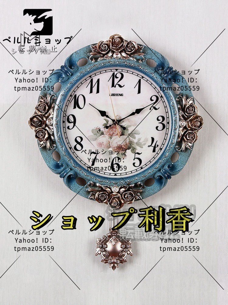 ヨーロッパ　復古　柱時計　応接間　豪華　時計　家庭用　静音時計　おしゃれ　創意　復古　壁掛け時計_画像1