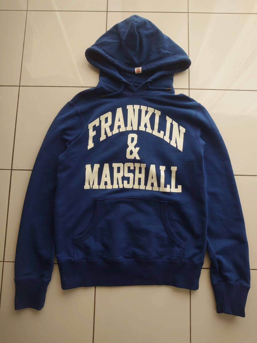 FRANKLIN & MARSHALL フランクリン & マーシャル　パーカー　ロゴプリント　イタリア製　メンズM_画像5