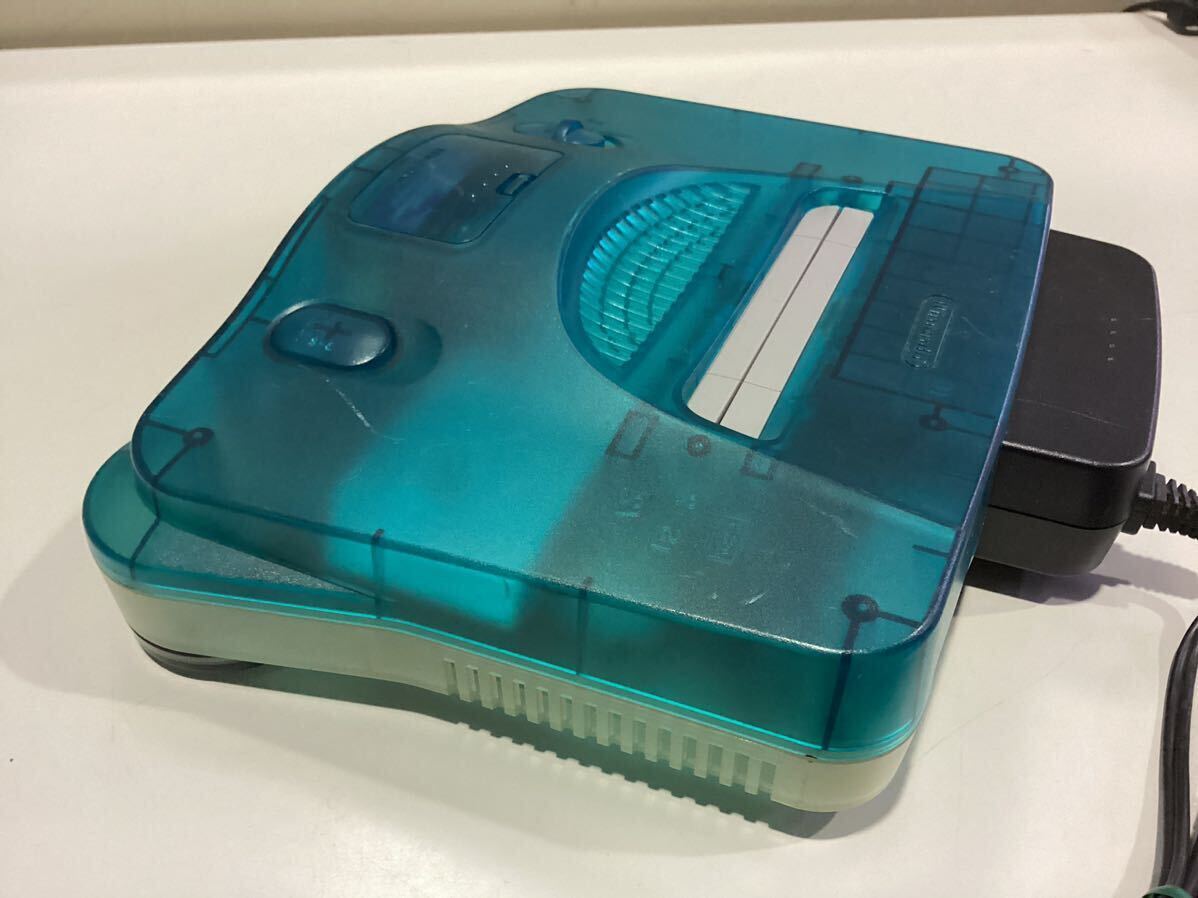 349【中古品】Nintendo 64 ロクヨン ソフト コントローラー 任天堂 クリアブルー の画像3