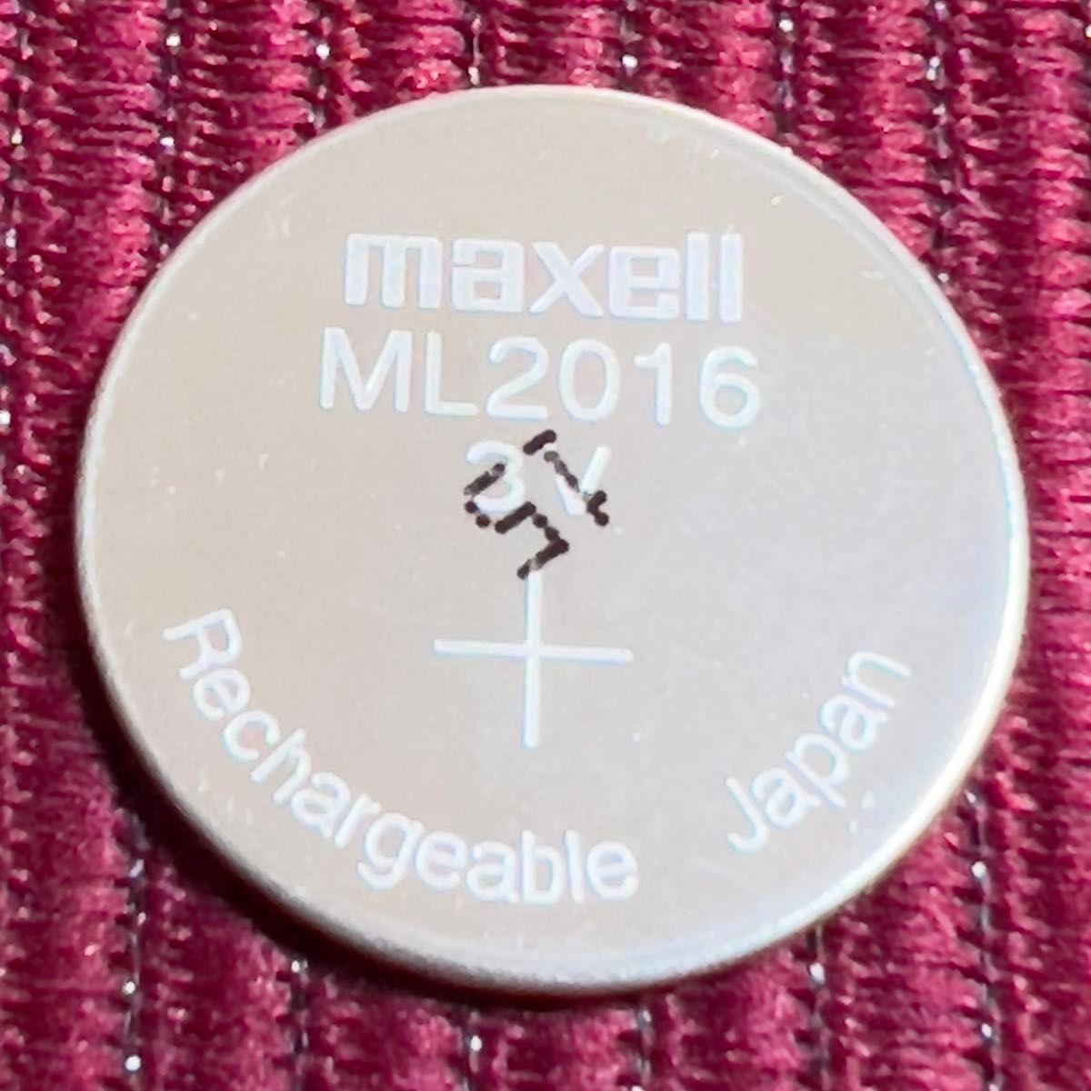 マクセル ML2016 二次電池 カシオに