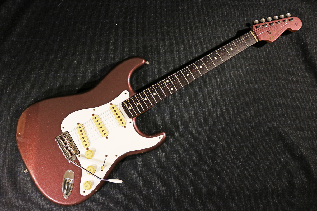 【Fender Japan】ST62-80TX／MH（BMT）'62 Stratocaster Burgundy Mist（Texas Special搭載／Alderボディ／マッチングヘッド）の画像10