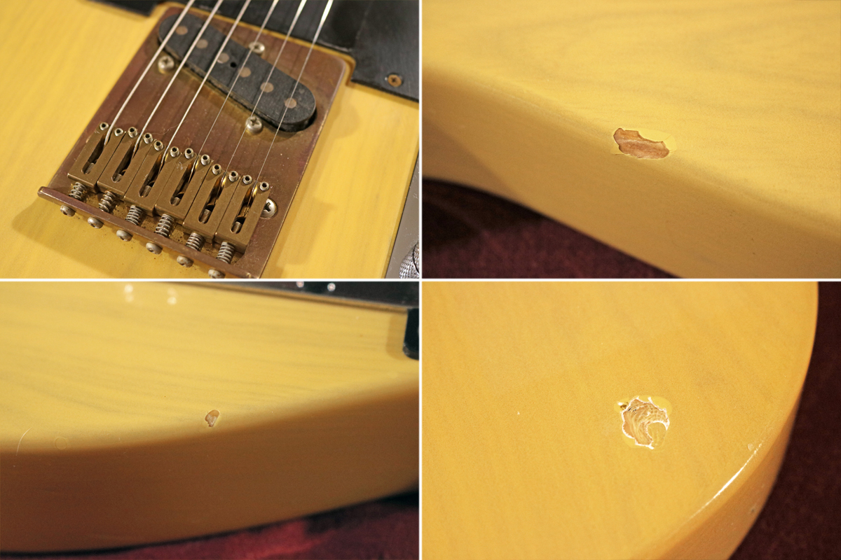 【Fender Japan】TL52-80SPL（OWB）Keith Richards Micawber Telecaster type（White Ashボディ／Brass Bridge／Front Humbucker）_画像9