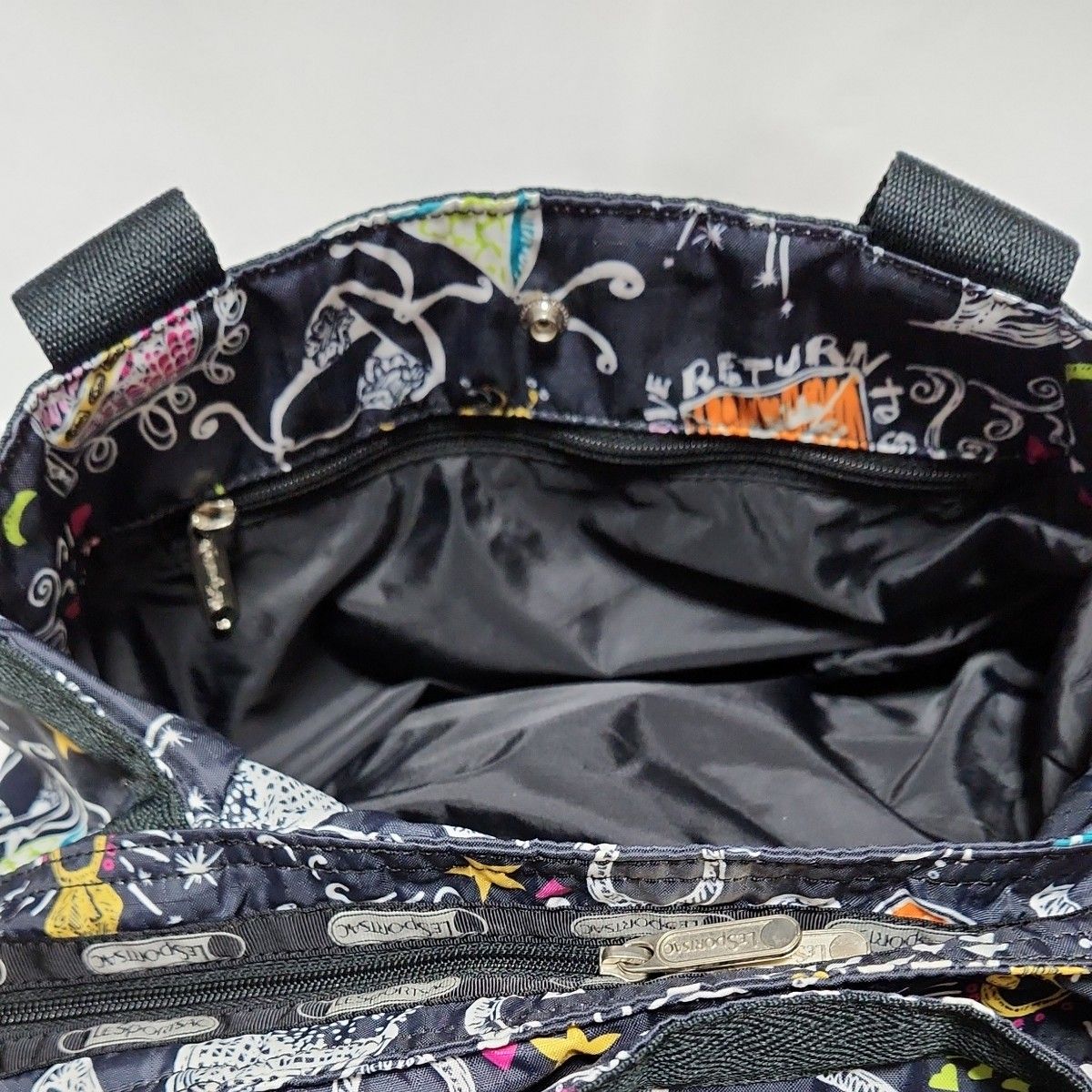 【美品】LeSportsac　 トートバッグ　レスポートサック　モリー　黒