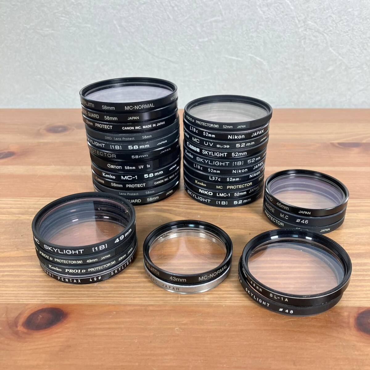 1329 lens filter set sale large amount set TAMRON / Nikon / MINOLTA / COSINA / OLYMPUS / PENTAX / Canon etc. 