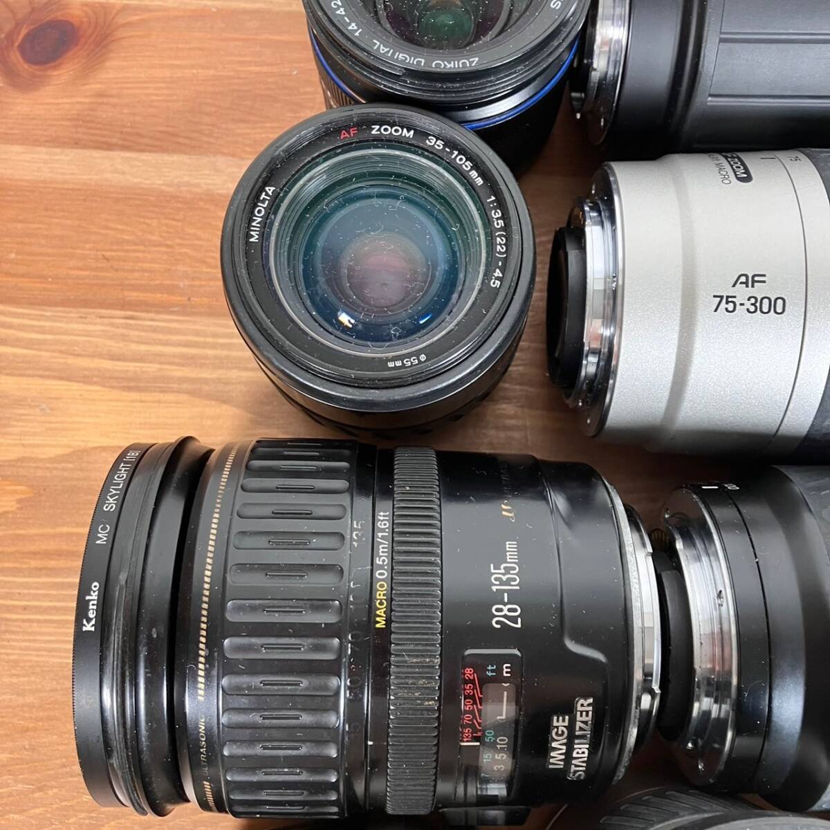 1326　デジタル　一眼レフカメラ用　レンズ　まとめ売り　大量　ジャンク　Canon OLYMPUSなど_画像8