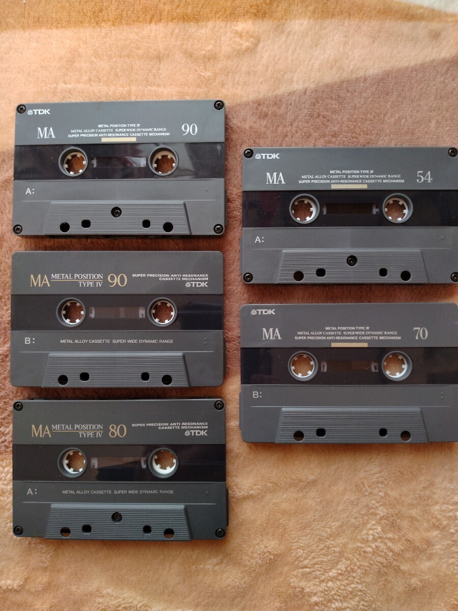 希少 使用済 カセットテープ METAL メタルポジションのみ合計３７本TDK SONY バラ売り不可 録音済 現状品の画像4