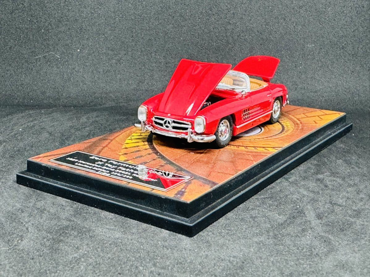 ZFC メルセデスベンツ　300SL ロードスター　レッド　1/64 ミニカー_画像7