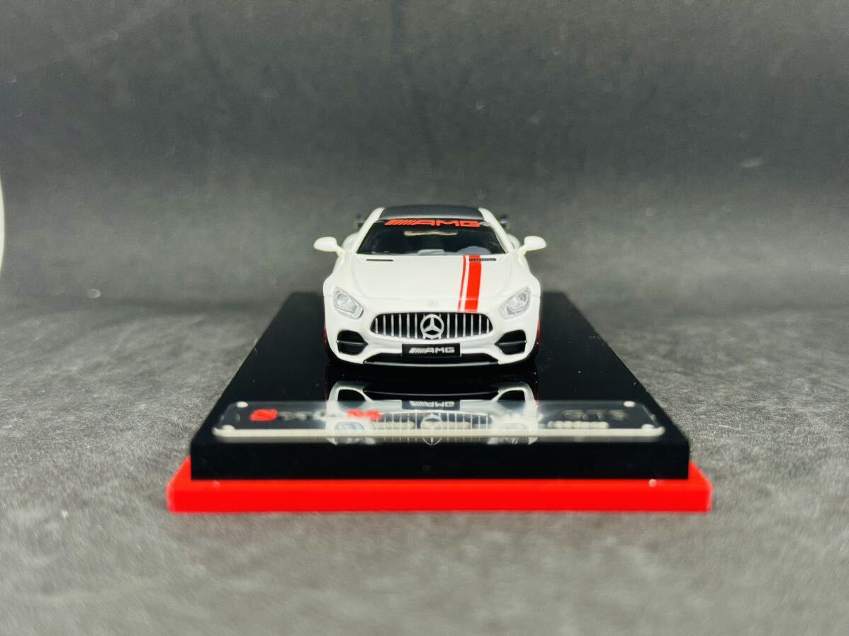 Scale Mini ベンツ　AMG GTS　ホワイト　1/64 ミニカー_画像3