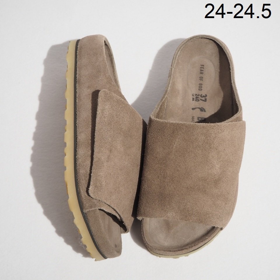 M8464P *Fear Of Godfi blue bgodo× BIRKENSTOCK Birkenstock * Los Feliz Suede suede sandals 37/24~24.5cm rb mks