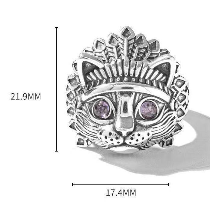 h シルバー925 メンズ 指輪 おしゃれ ファッション リング 調整可能 個性的 60_画像2