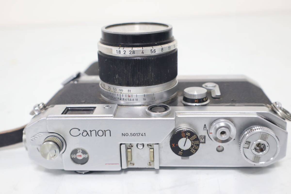 Canon キャノン MODEL VT レンジファインダー LENS 50mm f:1.8 レンズ カメラの画像3
