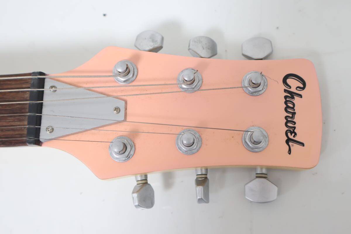 CHARVEL シャーベル エレキギター サーモンピンク 弦楽器 手渡し可能の画像7