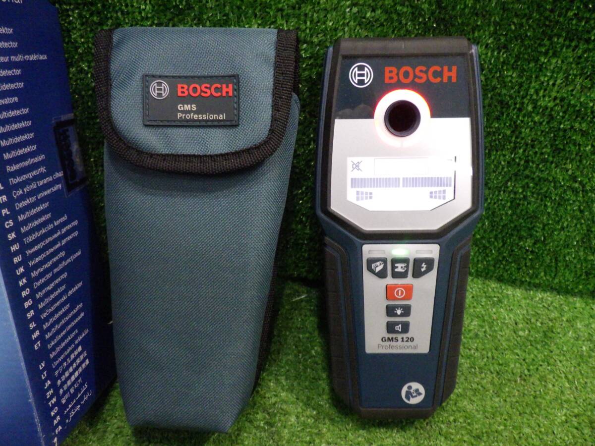 通電確認済 BOSCH ボッシュ GMS120 デジタル探知機 電動工具 DIY 大工道具 測定器 中古品 240429_画像2