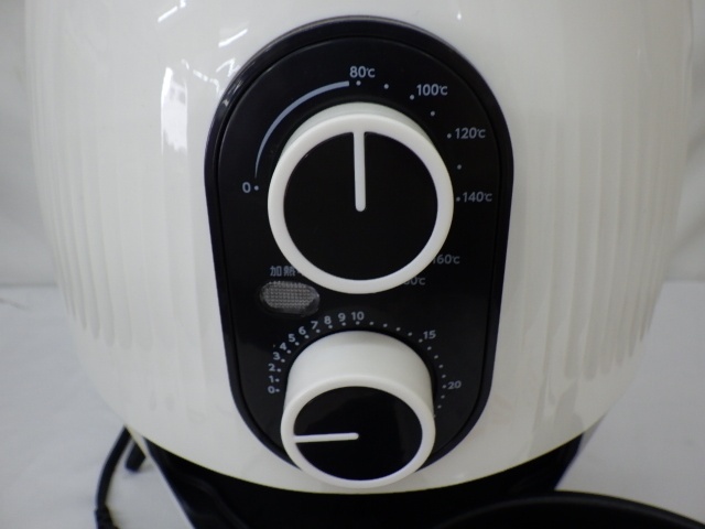 ショップジャパン カラットフライヤー KRF-601WH 調理器具 キッチン 温め直し 加熱 未使用品 240405の画像4