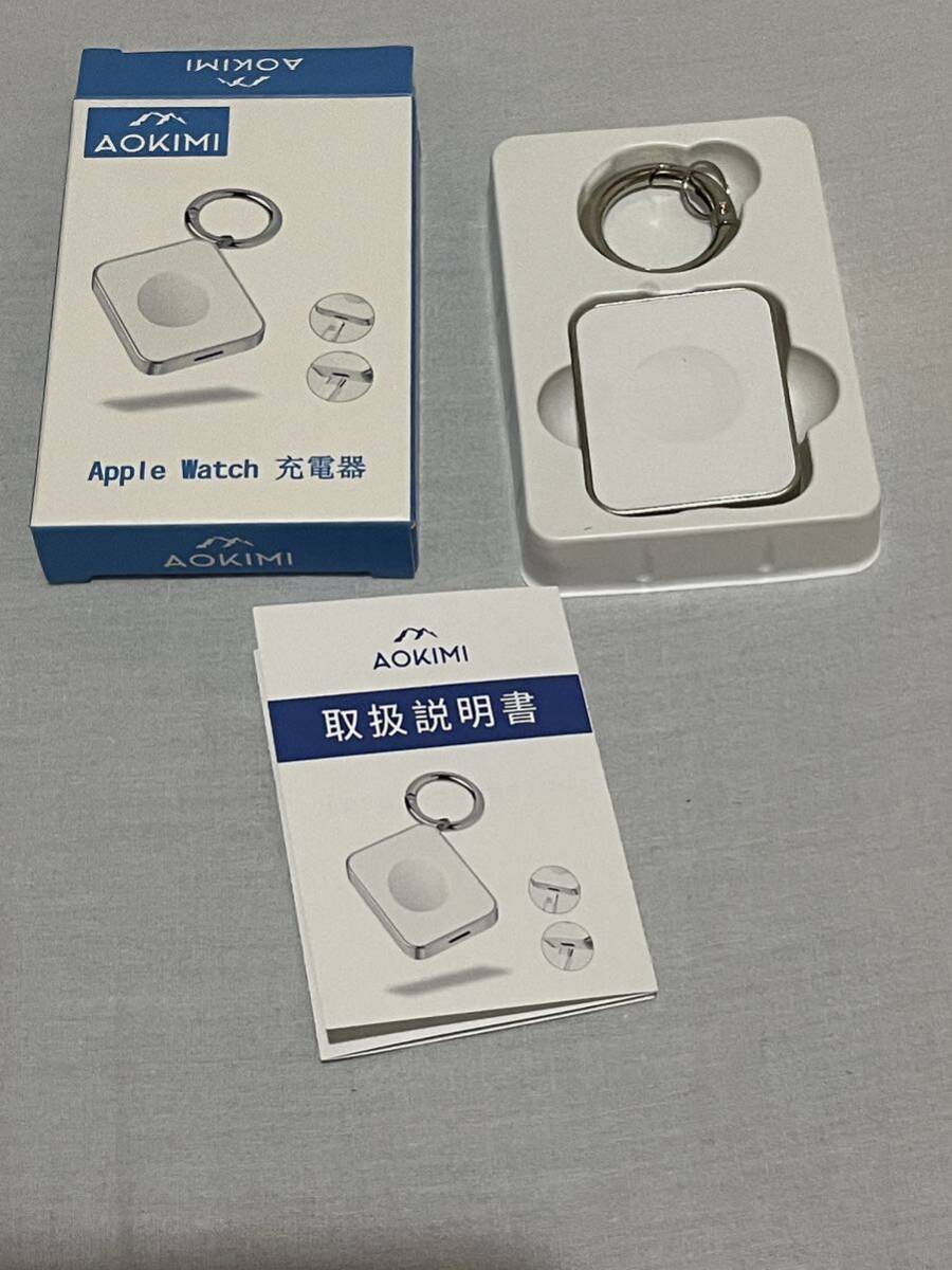 2 in 1 Apple Watch 充電器 USB-C/iPhone充電ケーブルとの併用が必要 アップルウォッチ 充電器 デュアル充電ポート搭載 