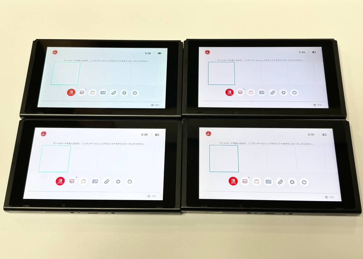 Nintendo Switch 4台 2017年製 未対策 動作OK_画像1