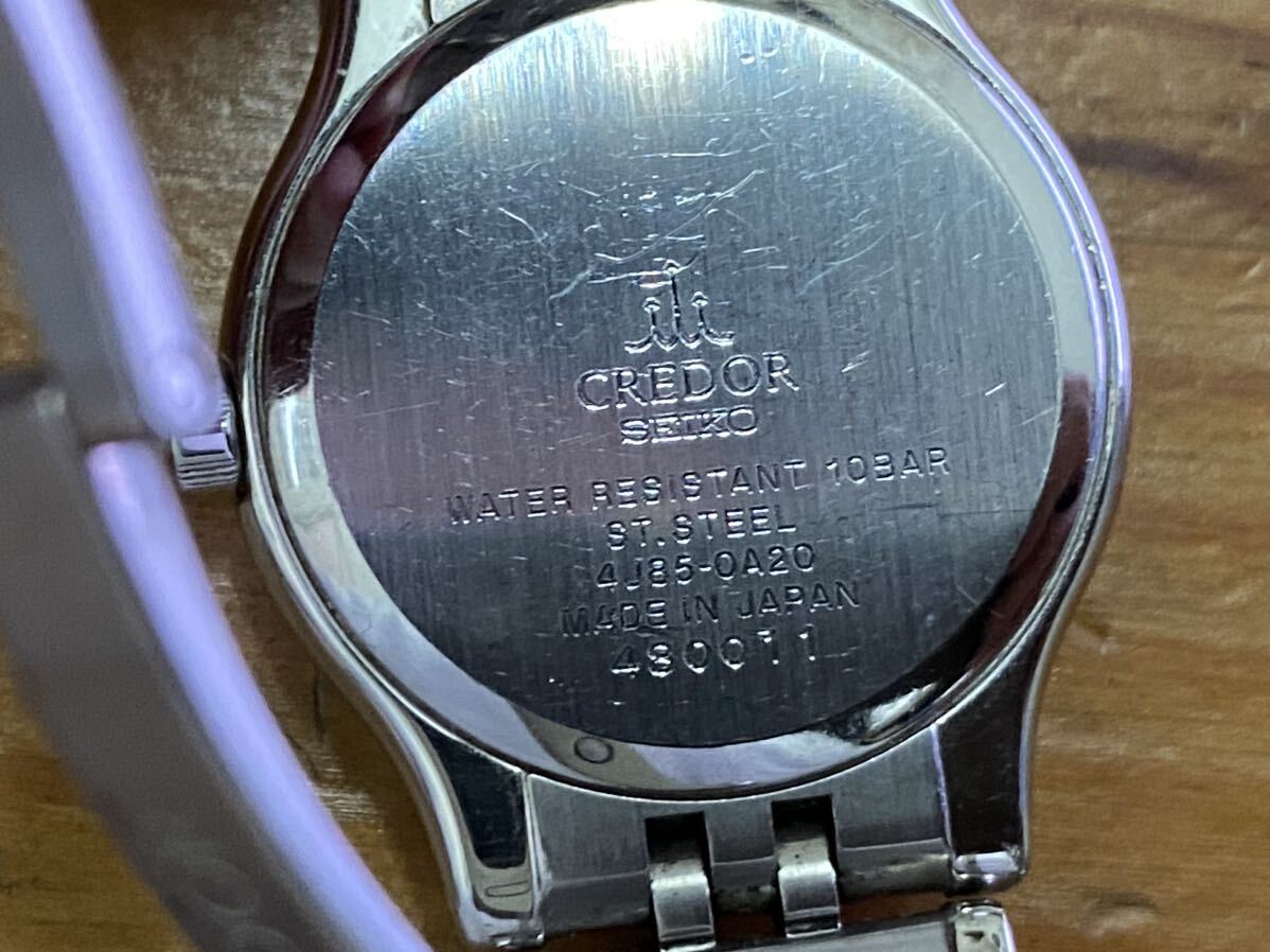 【A-9】SEIKO セイコー CREDOR クレドール 4J85-0A10 レディース腕時計 QZ クォーツ の画像7