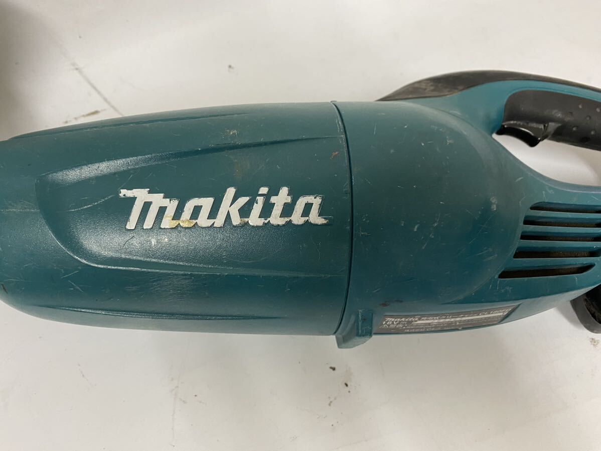 【A-53】動作品 makita マキタ 充電式クリーナー CL180FD カプセル式 18V 4.0Ah 本体のみの画像4