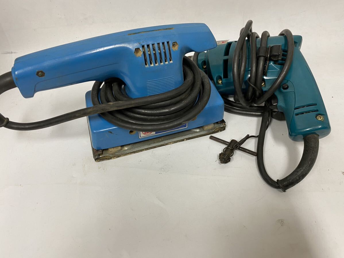 【A-57】動作品 makita マキタ 仕上サンダ モデル9035SB + マキタ makita 電気ドリル 6500 電動工具の画像1