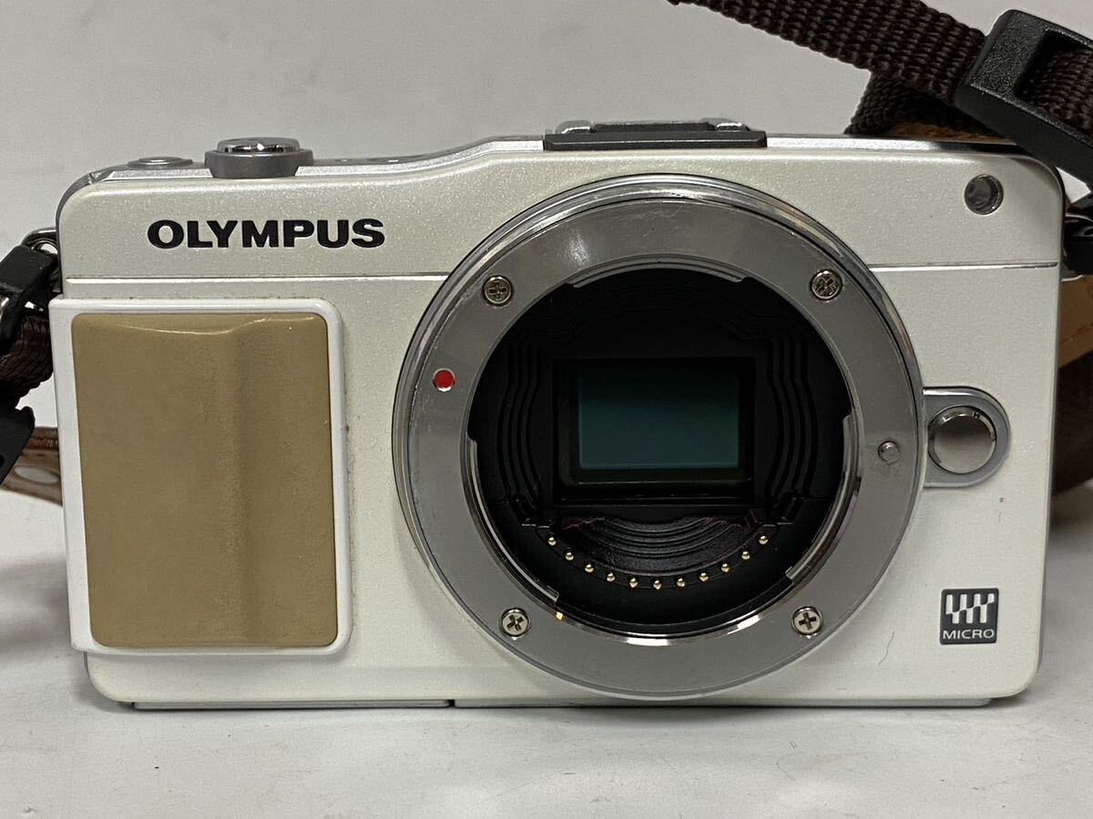 【A-79】OLYMPUS オリンパス PEN Mini E-PM2 ミラーレス一眼カメラ ダブルズームキットの画像3