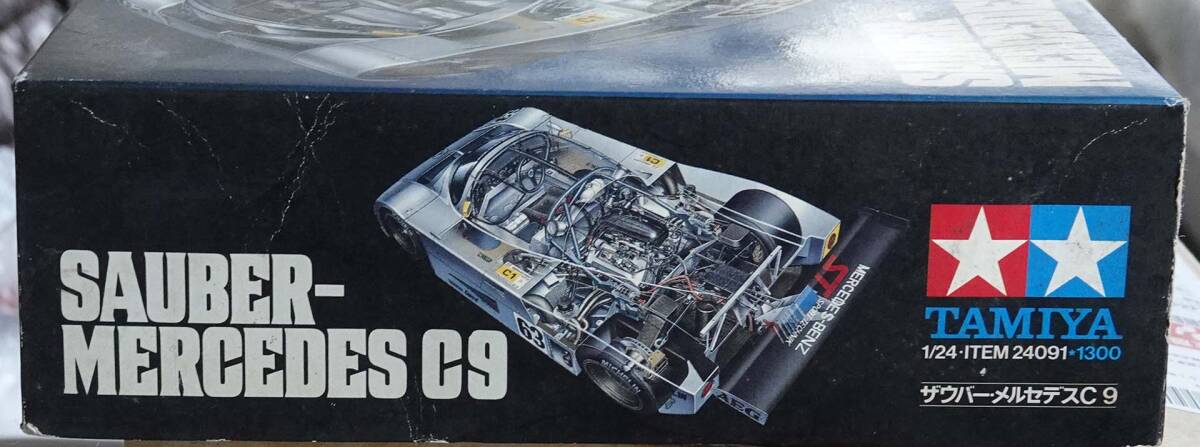 タミヤ tamiya 1/24 スポーツカーシリーズ No.91 ザウバーメルセデスC9 箱、デカール痛みの画像5