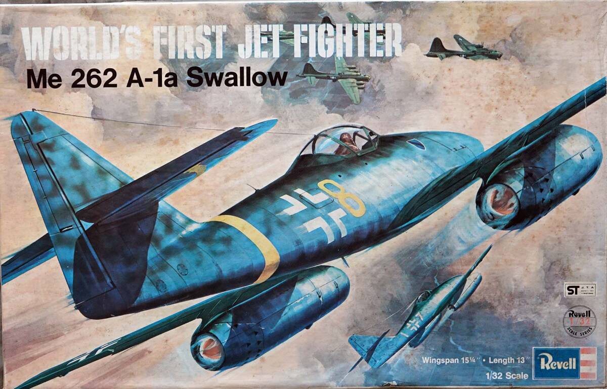 Revell 1/32　Me262A 未開封　パーツ欠損無　箱痛み_画像1