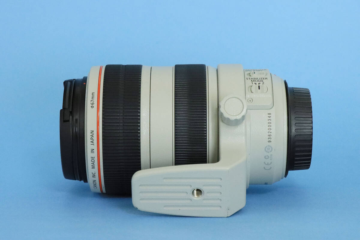 キャノン CACON EF70-300mm F4-5.6L IS USM キャップ前後 フード 元箱 CD 説明書 三脚座の画像4