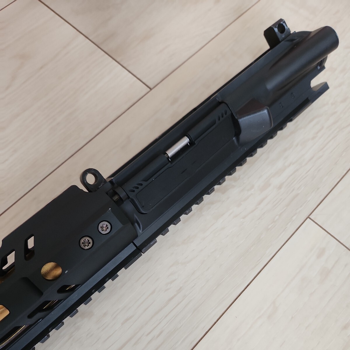 東京マルイ mtr16 ゴールド　ガスブローバック ガスガン M4 アッパー 一式　COLT CQB-R BLOCK1 M4A1 Mk18 mod.1　mws １_画像6