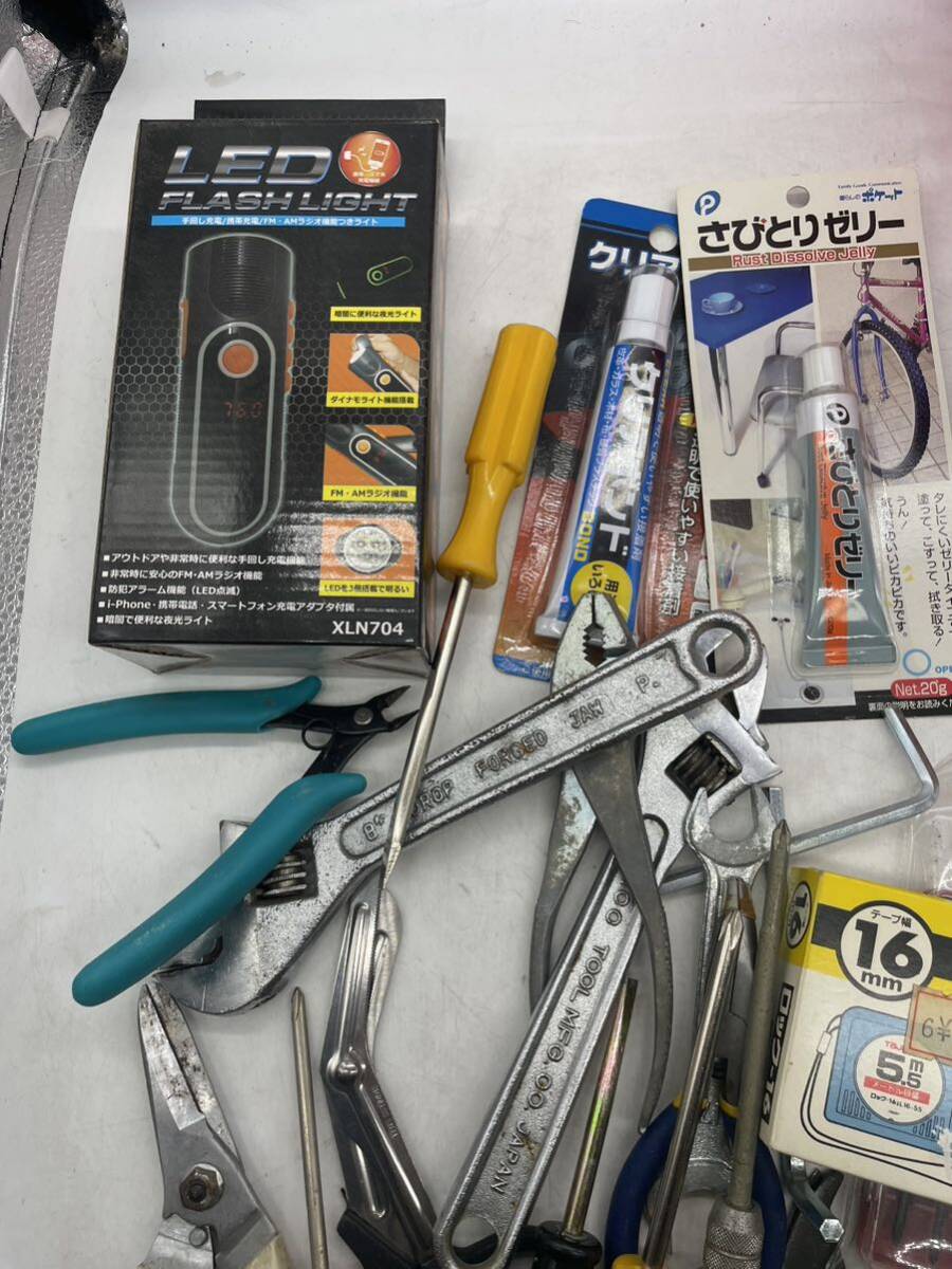 工具 ドライバー ニッパー 大工道具 ロックレンチ メジャー さびとりゼリー 精密ドライバー 彫刻刀 DIY 日用品 マイナスドライバー u2976_画像3