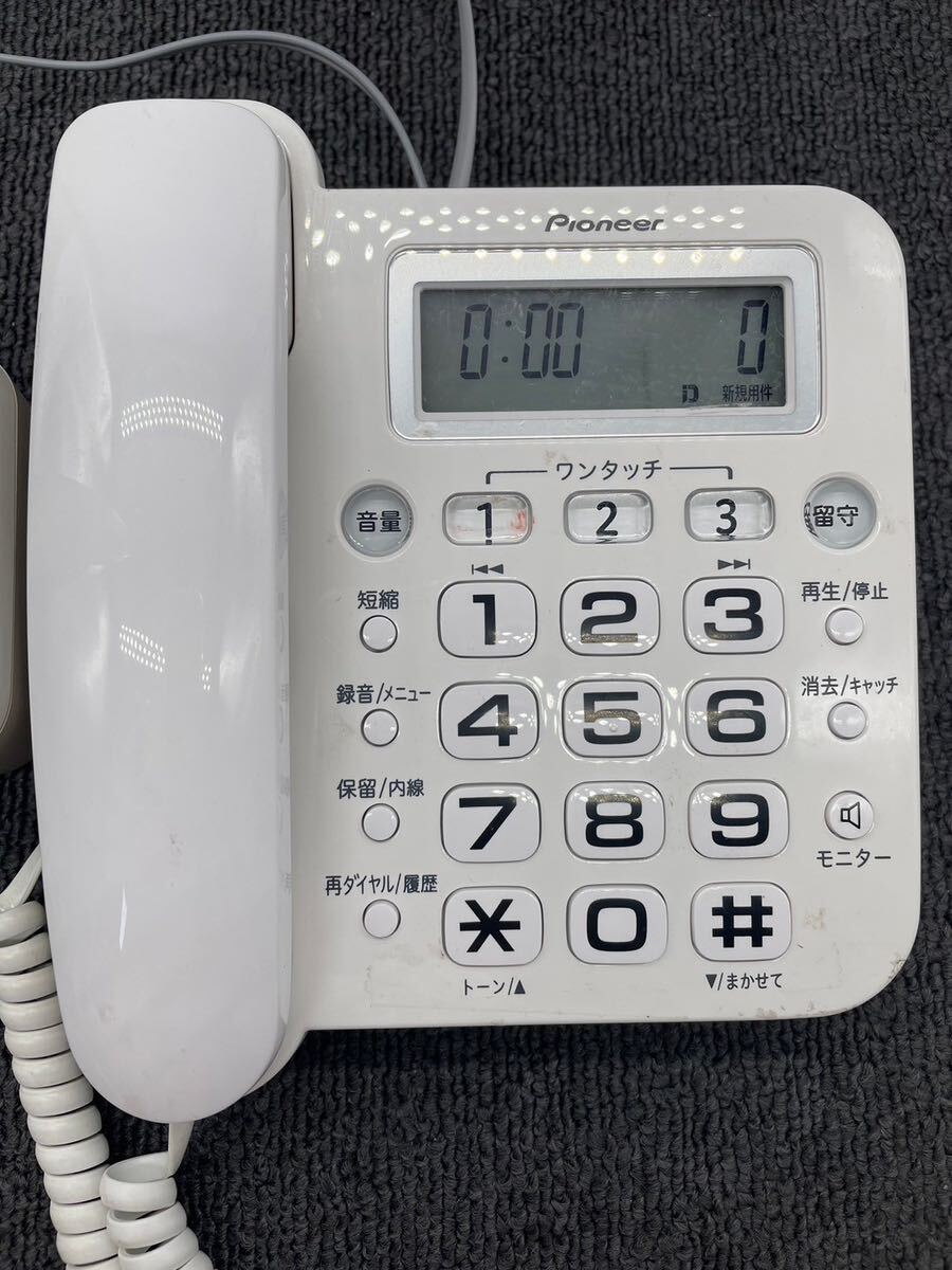 PIONEER Pioneer cordless answer phone cordless handset 1 attaching TF-SA16S company business office telephone machine that time thing operation verification settled battery present condition u3346
