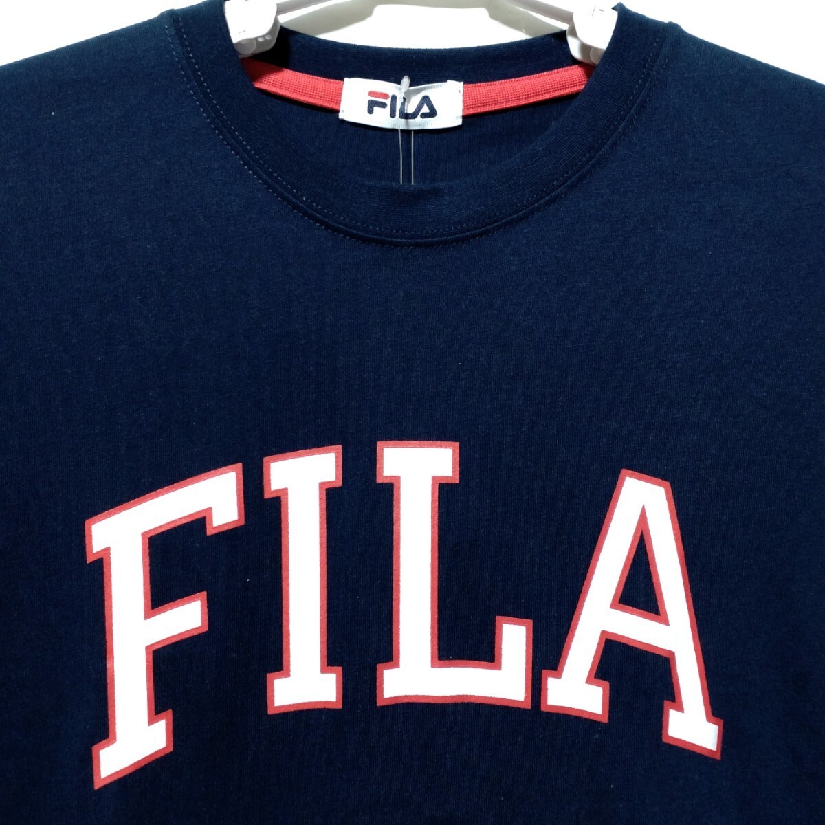 特価/未使用【サイズ=L】 FILA/フィラ/メンズ/半袖/Tシャツ/ビッグシルエット/胸囲=96～104cm/navy