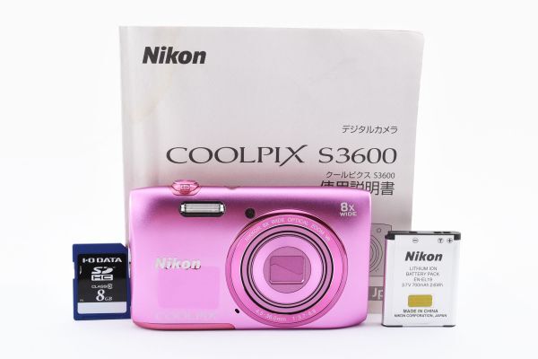 #r199★極上美品★ Nikon ニコン COOLPIX S3600の画像1