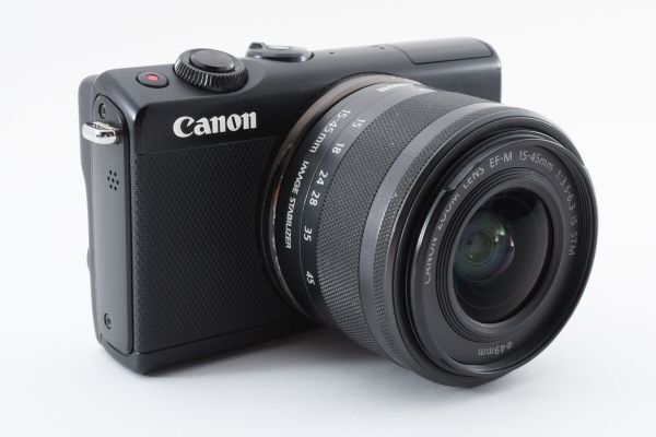 #s48★実用品★ キヤノン Canon EOS M100 15-45mm レンズセット_画像4