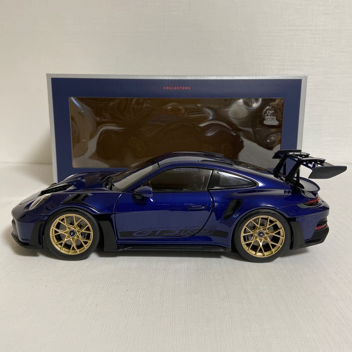 * Norev |NOREV:1/18 * Porsche 911 (992) GT3 RS |PORSCHE 911 (992)GT3 RS 2022 ( blue metallic |Gentian Blue Metallic) * not yet exhibition model 