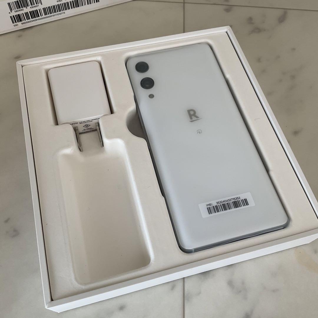 新品 Rakuten Hand ホワイト 64GB SIMフリー スマートフォン_画像2