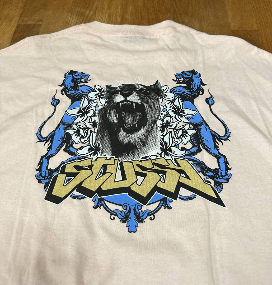 deadstock！タグ付！ 90s 00s old stussy LionフォトTシャツ L 新品_画像1