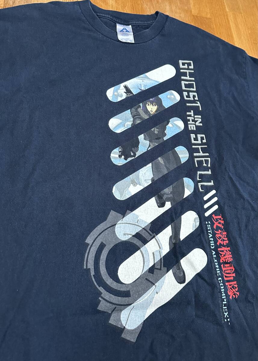 00s 攻殻機動隊 GHOST IN THE SHELL 半袖 Tシャツ 両面プリント 押井守 2001 美品 XL