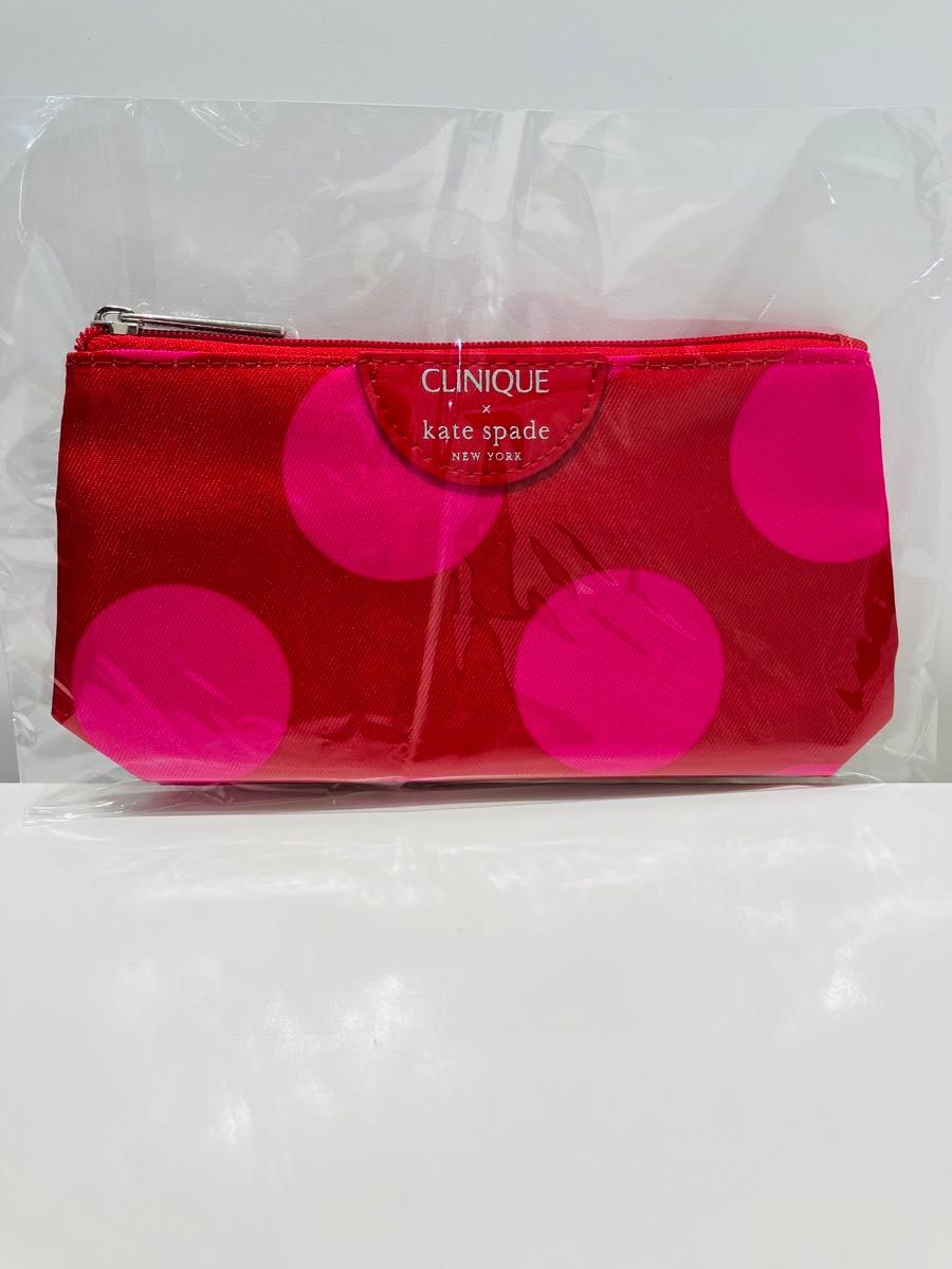 CLINIQUE × kate spade  ノベルティ ポーチ　 コーチ　 ケイトスペード