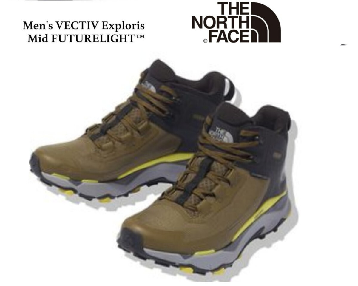 新品国内正規　ノースフェイス THE NORTH FACE ベクティブ エクスプロリス ミッド フューチャーライト シューズ　防水 NF02121 27.5cm_画像1