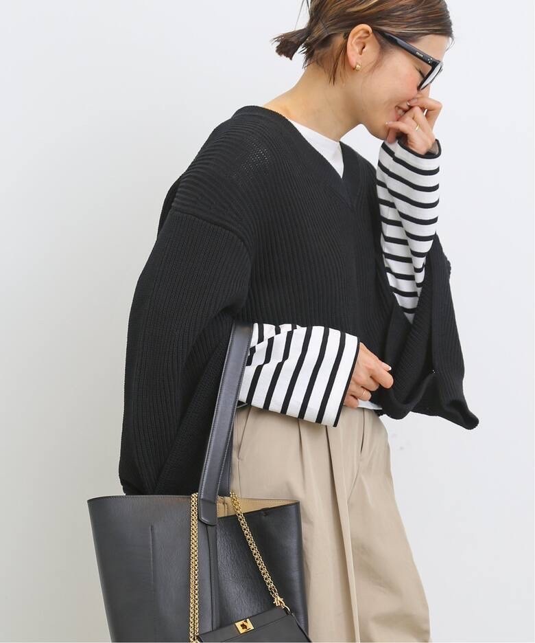 試着のみ！【定価3.4万】Deuxieme Classe ドゥーズィエムクラス Design Sleeve Cropped プルオーバー 23SS 送料無料の画像7