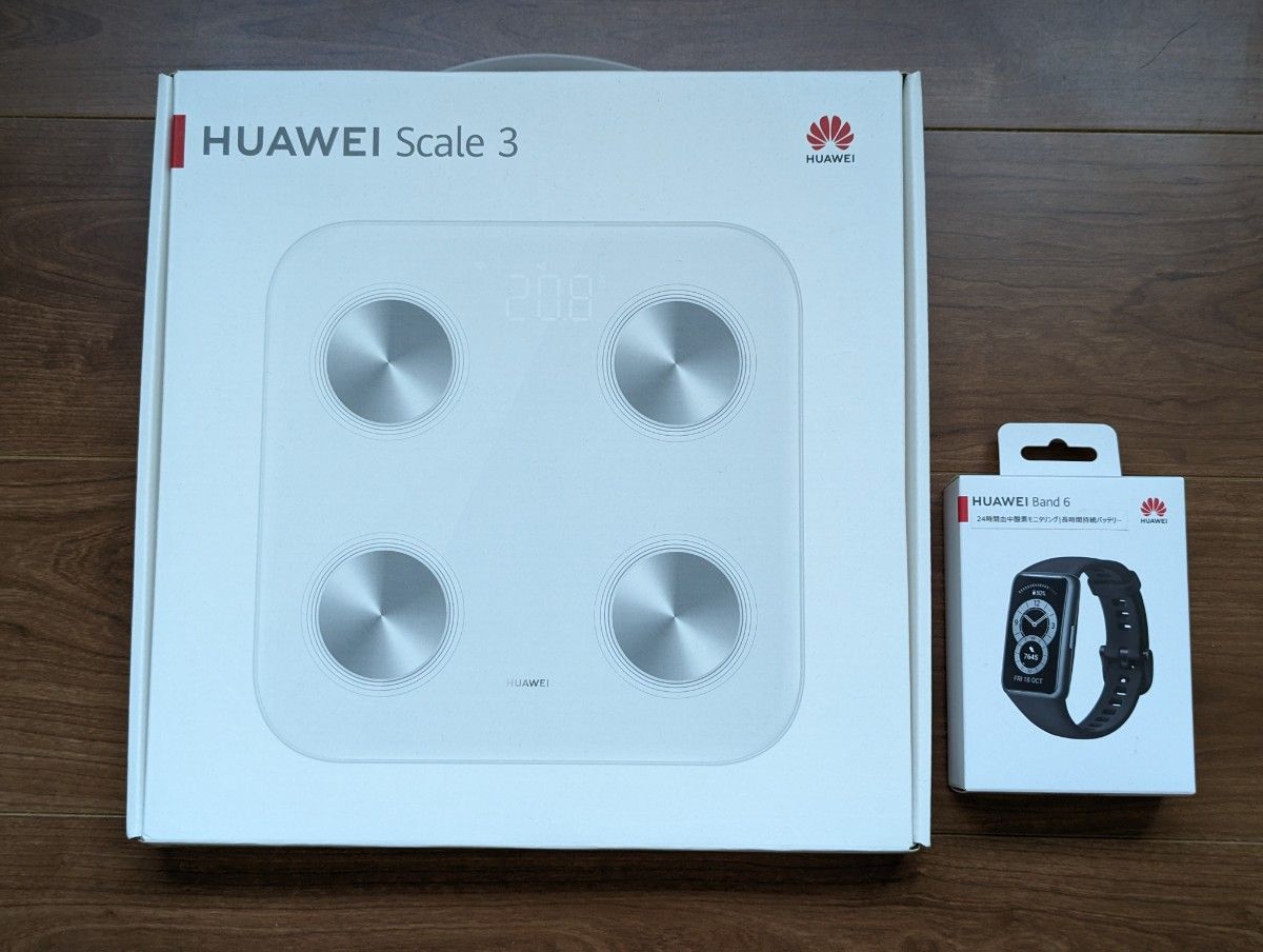 HUAWEI Band 6 と HUAWEI Scale 3 のセット