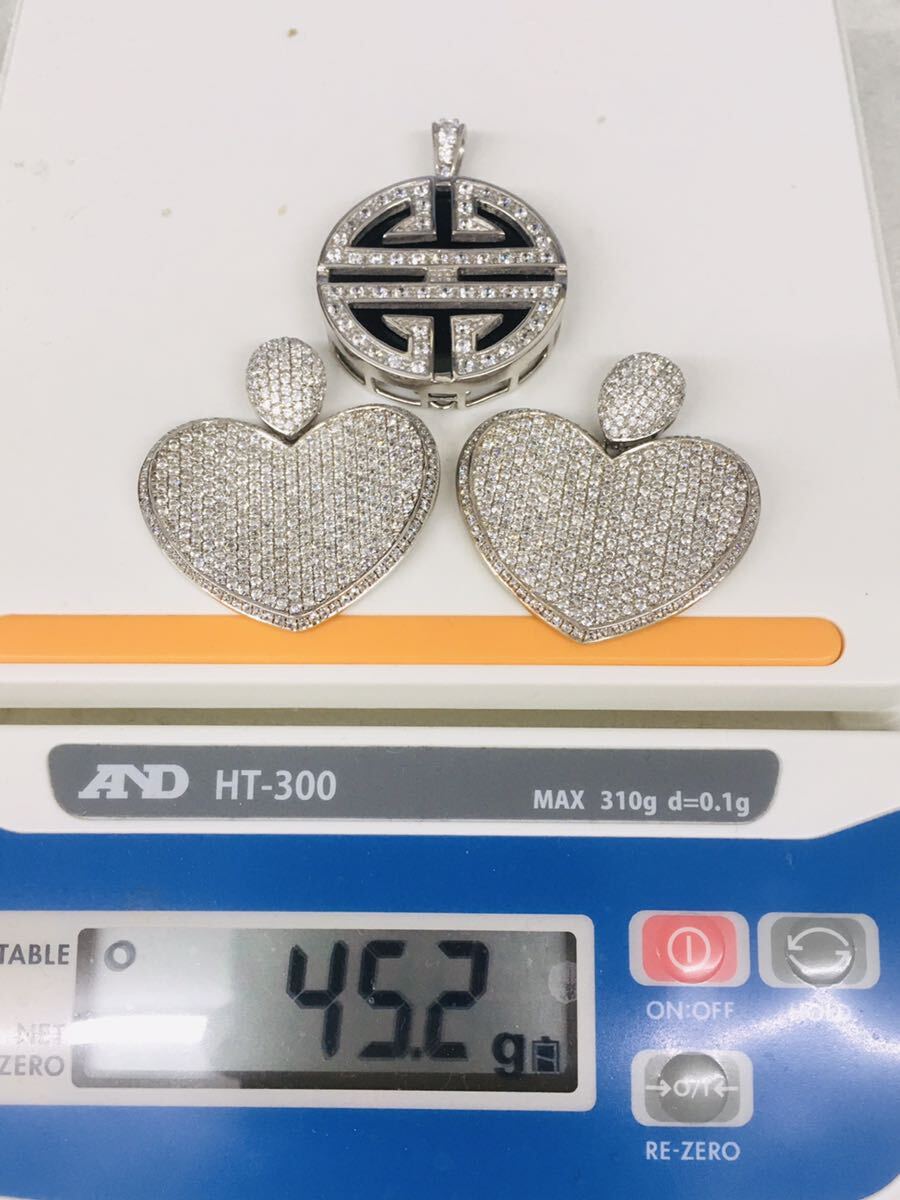 ☆1円～ シルバー アクセサリー ネックレス ペンダント すべてSV925/SILVER刻印あり 約45ｇ まとめて☆の画像8