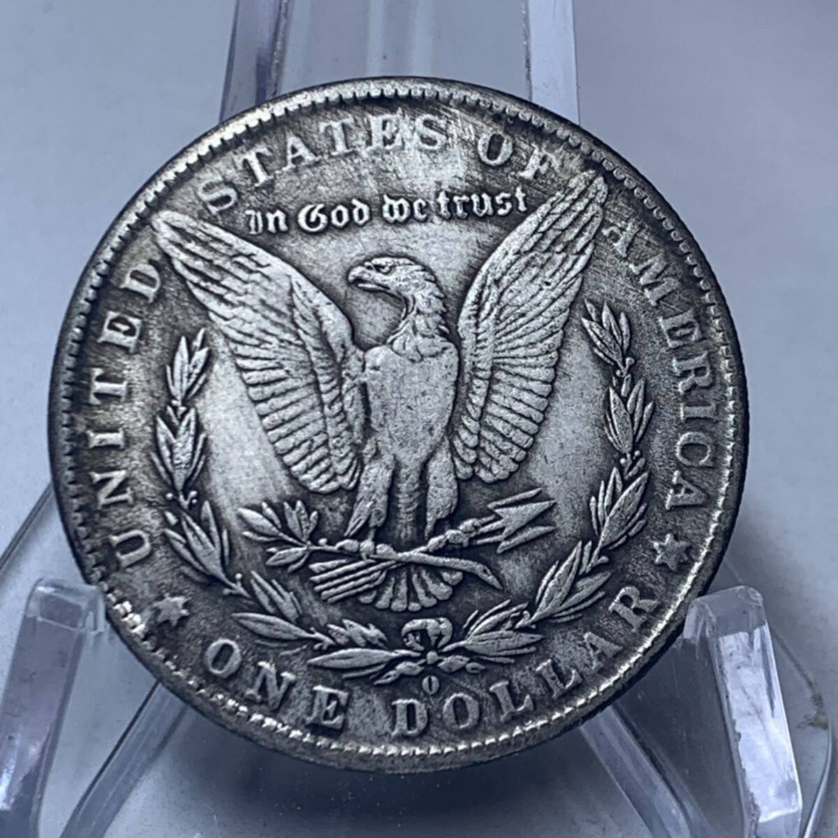 WX1384流浪幣 髏 天眼 鷹紋 外国硬貨 貿易銀 海外古銭 コレクションコイン 貨幣 重さ約22g_画像4