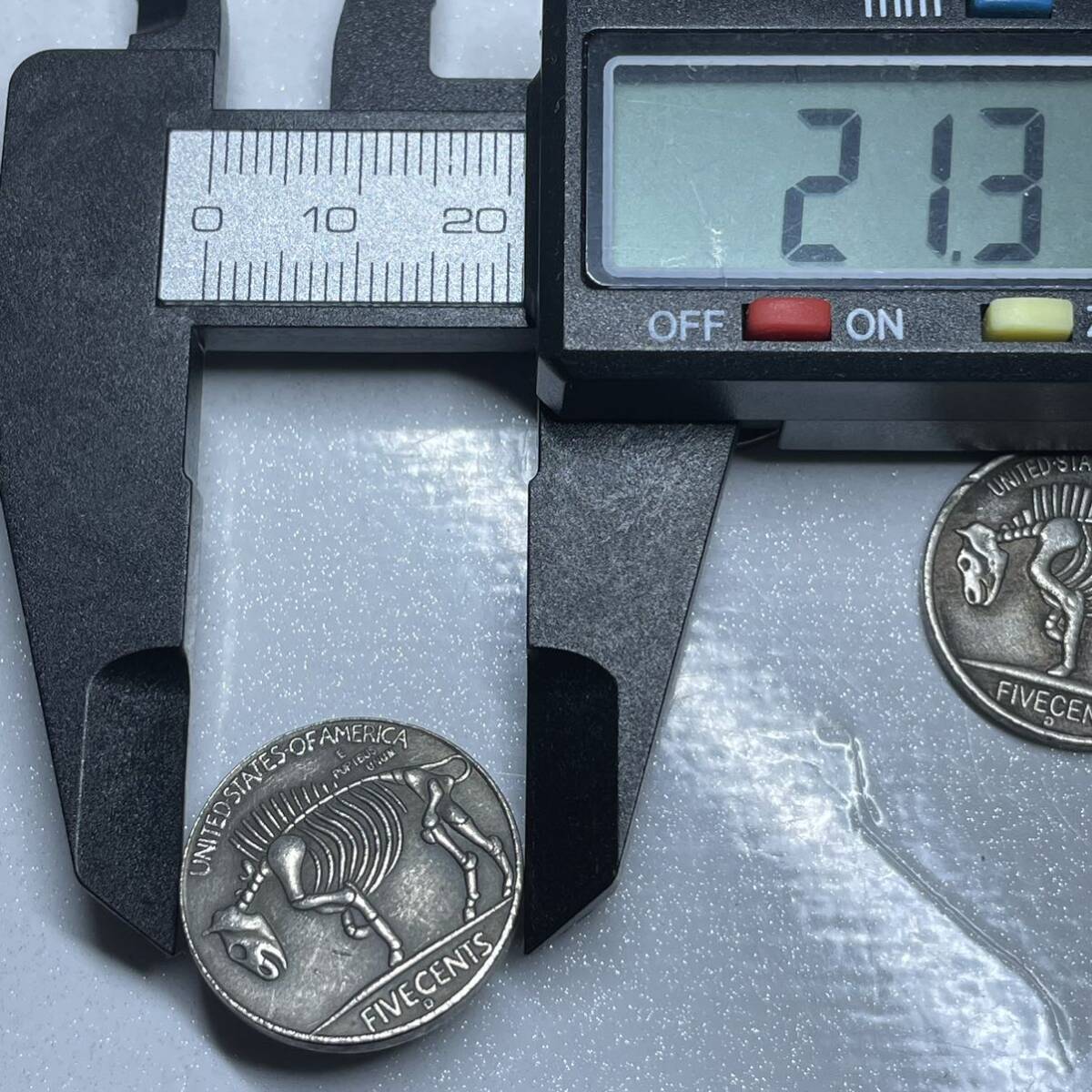 WX1399ミニ流浪幣9枚セット 髑髏 悪魔 天眼紋 外国硬貨 貿易銀 海外古銭 コレクションコイン 貨幣 直径約21mm重さ約4g_画像7