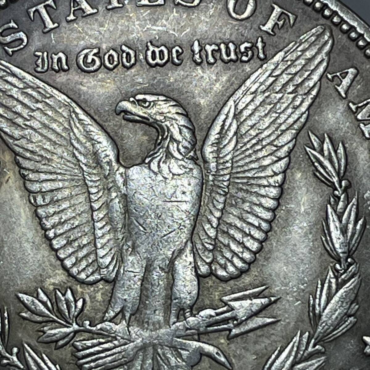 WX1411流浪幣 アベンジャーズ ソー 天眼 鷹紋 外国硬貨 貿易銀 海外古銭 コレクションコイン 貨幣 重さ約25gの画像5