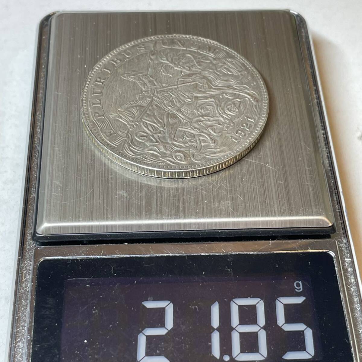 WX1432流浪幣 戦士 天眼 鷹紋 外国硬貨 貿易銀 海外古銭 コレクションコイン 貨幣 重さ約21gの画像6