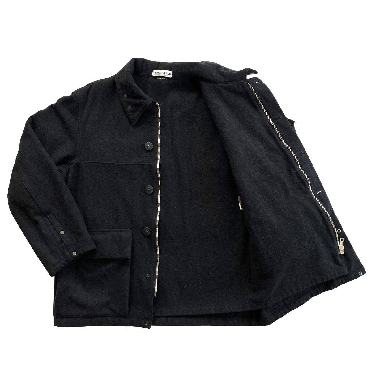 Stone Island Vintage Deck Jacket Wool Military Urban Wear Stone Island Vintage Deck Jacket Wool Military Urban Wear